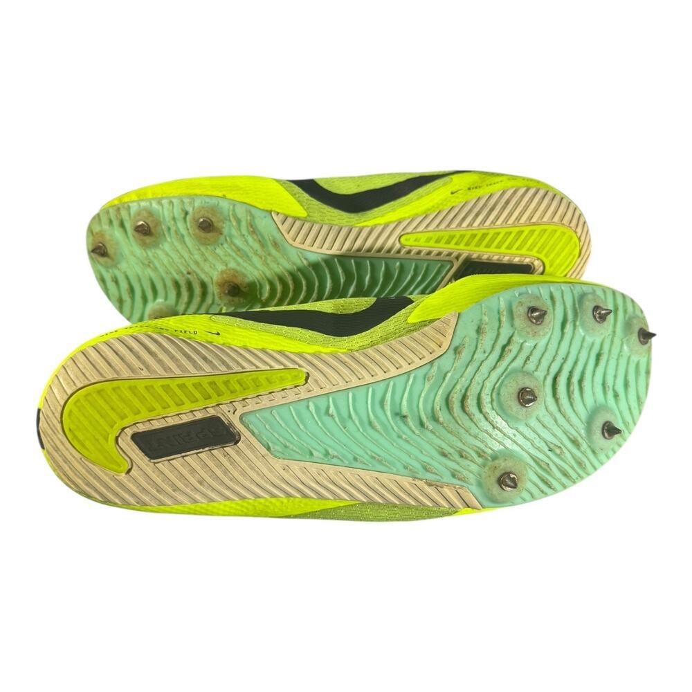 Nike Zoom Rival Sprint Volt Track and Field Shoes Spikes Men's 9.5 Sneakers - Picture 9 of 9